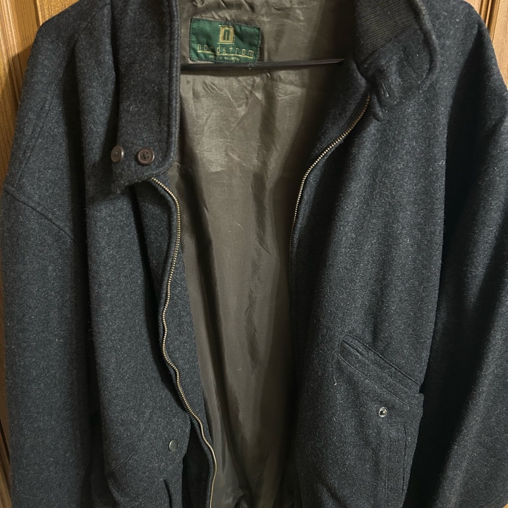Nordstrom Charcoal Bomber Jacket